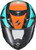 EXO-R330 FULL-FACE HELMET TUBBS LIGHT BLUE/ORANGE