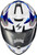 EXO-T520 FULL FACE HELMET ZUSE WHITE/BLUE