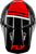 KINETIC VERDICT HELMET BLACK/RED/WHITE