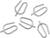 COLONY - 2042-5 - Spring Clips - Axle Nut/Rear - 5 Pack