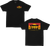 SUNDAY STRIPE TEE BLACK