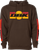 SUNDAY STRIPE HOODIE BROWN