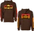 SUNDAY STRIPE HOODIE BROWN