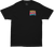 BLOCK X BLOCK TEE BLACK