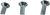 COLONY - 8791-10 - Mounting Hardware Kit with Nuts - Brake Rotor - Socket-Head/Countersunk - 1-1/2"