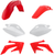ACERBIS - 2040960206 - Standard Body Kit - '05 OEM Red/White - Honda - CRF '04-'05