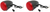 CUSTOM DYNAMICS - PB-IND-RTS-R-B - ProBEAM Turn Signals - Black/Red