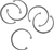 EASTERN MOTORCYCLE PARTS - A-37905-00 - Snap Rings - Clutch Bearing - For 5-Speed