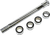DRAG SPECIALTIES - 0214-1979 - Axle Kit - Front - Chrome - '18-'25 Softail