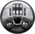 CUSTOM DYNAMICS - PB-575-C - ProBEAM LED Headlamp 5-3/4" - Chrome
