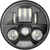 CUSTOM DYNAMICS - PB-7-IND-B - 7" Probeam LED Headlamp - Black - Indian