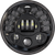 CUSTOM DYNAMICS - PB-7A-14-B - Adaptive Headlight with Adapter - 7" - Black