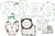 ATHENA - P400210850199 - Complete Gasket Kit - Honda