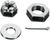 COLONY - 8162-3 - Nuts with Washers Kit - Front/Axle - Hex - Chrome - '66-'71 Touring