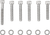 DRAG SPECIALTIES - DS-190398 - Bolt Kit - Cam Cover - Knurled - Chrome - '93-'00 Harley-Davidson