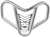 DG PERFORMANCE - 554-2120 - V-Pro Front Bumper - Silver - Honda - TRX '87-'08
