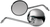 EMGO - 20-42410 - Mirror - CB-Style - Side View - Round - Chrome