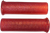 EMGO - 42-21124 - Star Fire Flake Grips - Retro - Metal - 7/8" - Red
