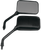 EMGO - 20-78253 - Mirror - GP Deluxe - Side View - Short - Rectangle - Black