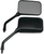 EMGO - 20-78253 - Mirror - GP Deluxe - Side View - Short - Rectangle - Black