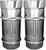 COVINGTONS - C1114-C - Fork Leg Bells - Chrome - Dimpled