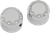 COVINGTONS - C0010-C - Axle Covers - Front - Dimpled - Chrome - Pair - '08-'23