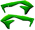 ACERBIS - 2449690006 - Radiator Shrouds - Green
