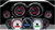 DAKOTA DIGITAL - MVX-8600-KG-C - MVX-8K Series Analog 6-Gauge Kit - Chrome Bezel - Black Face with Gray Background