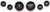 DAKOTA DIGITAL - MLX-8604 - MLX 6-Gauge Instrument Kit - Chrome Bezel - Touring/Trike '04-'13