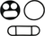 K&S TECHNOLOGIES - 55-4005 - Petcock Repair Kit - Yamaha/Kawasaki