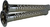 KHROME WERKS - 202712P - Performance Louvered Baffle Inserts
