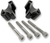 LA CHOPPERS - LA-7433-01B - Extension Risers - 1" - Forty Eight - Black
