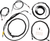 LA CHOPPERS - LA-8058KT3-08M - Cable Kit - Stock Ape Hanger Handlebars - ABS - Midnight