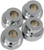LA CHOPPERS - LA-7400-10 - Riser Adapter - 10? - Chrome