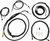 LA CHOPPERS - LA-8056KT3-13M - Cable Kit - 12" - 14" Ape Hanger Handlebars - ABS - Midnight