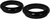 LA CHOPPERS - LA-7503-49B - Fork Dust Covers - 49 mm - Gloss Black Powder Coat