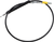LA CHOPPERS - LA-8155C19B - Clutch Cable - Quick Connect - 18" - 20" Ape Hanger Handlebars - Black Vinyl