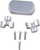 LA CHOPPERS - LA-7442-01 - Risers - Solid Top - 1-1/2" - Chrome
