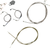 LA CHOPPERS - LA-8157KT-08 - Handlebar Cable/Brake Line Kit - Quick Connect - Mini Ape Hanger Handlebars - Stainless Steel