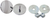 LA CHOPPERS - LA-9001-00 - Mirror Mount Covers - Chrome