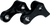 LA CHOPPERS - LA-7590-01B - Rear Lowering Kit - Black Powder Coated - Lowers 1" - '99-'05 Dyna