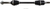 MOOSE OFFROAD - 0214-2109 - Axle Assembly - Complete - Standard - Front Left/Right - Kubota
