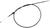 MOTION PRO - 02-0383 - Clutch Cable - Honda - Black Vinyl
