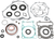 MOOSE OFFROAD - 0934-0699 - Motor Gasket Kit with Oil Seal - Yamaha