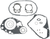 MOOSE OFFROAD - 0934-0443 - Complete Motor Gasket Kit - Arctic Cat/Suzuki
