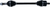 MOOSE OFFROAD - 0214-2087 - Axle Assembly - Complete - Standard - Rear Left/Right - Can-Am Commander/Maverick
