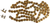 MOOSE OFFROAD - M574-00-96 - 520 RXP - Pro-MX Drive Chain - 96 Links - Gold