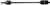 MOOSE OFFROAD - 0214-1830 - Axle Kit - CV/Complete - OEM Replacement - Standard - Front Left/Right - Polaris RZR Turbo