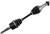 MOOSE OFFROAD - 0214-1110 - Axle Assembly - Complete - Standard - Front Left - Yamaha Kodiak/Grizzly 450