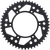 MOOSE OFFROAD - 1211-1455 - Rear Sprocket - Aluminum - 49 Tooth - Black - Husaberg/Husqvarna/KTM